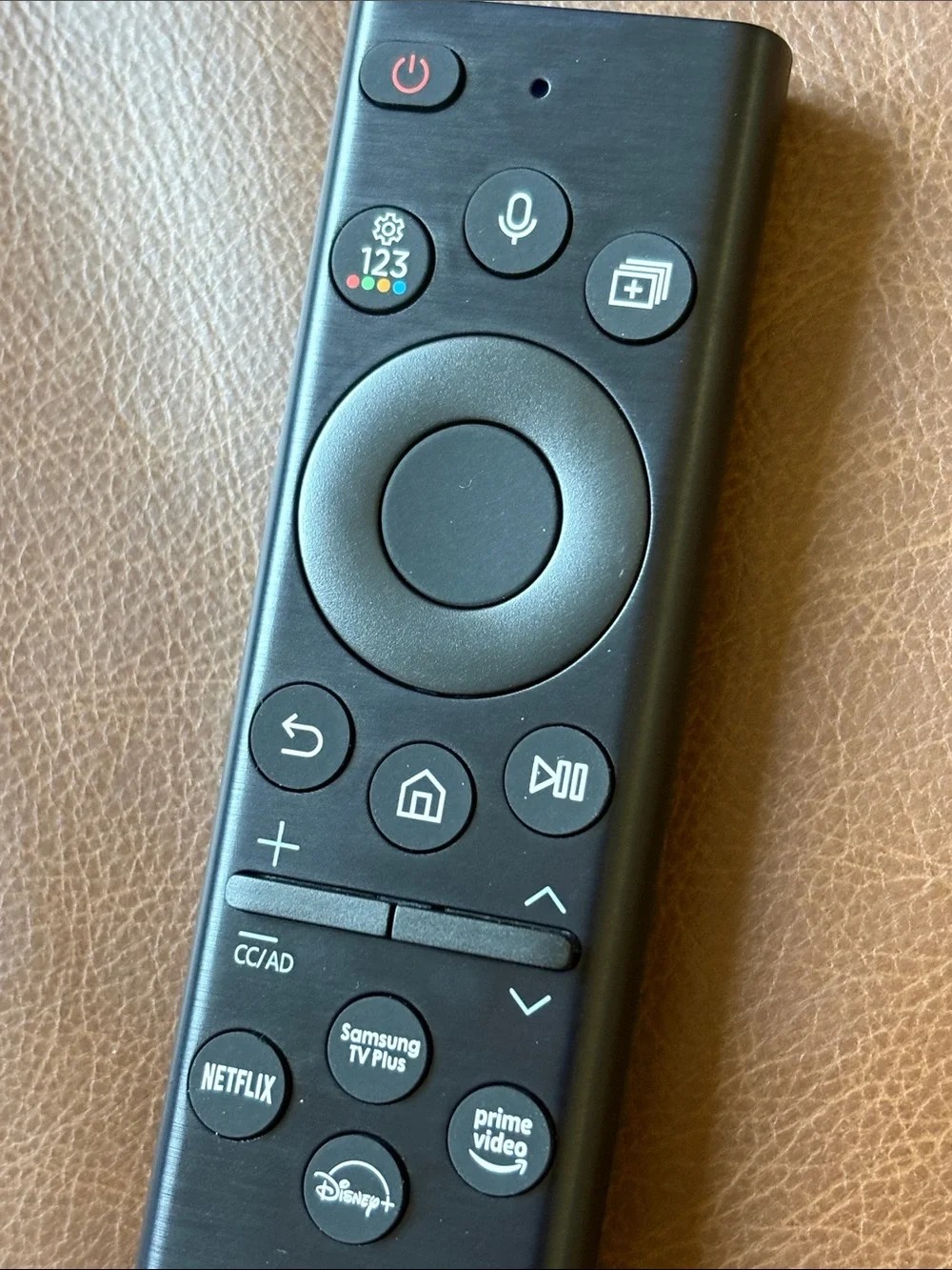 Samsung Black Slim Smart TV Remote with Dedicated App Buttons